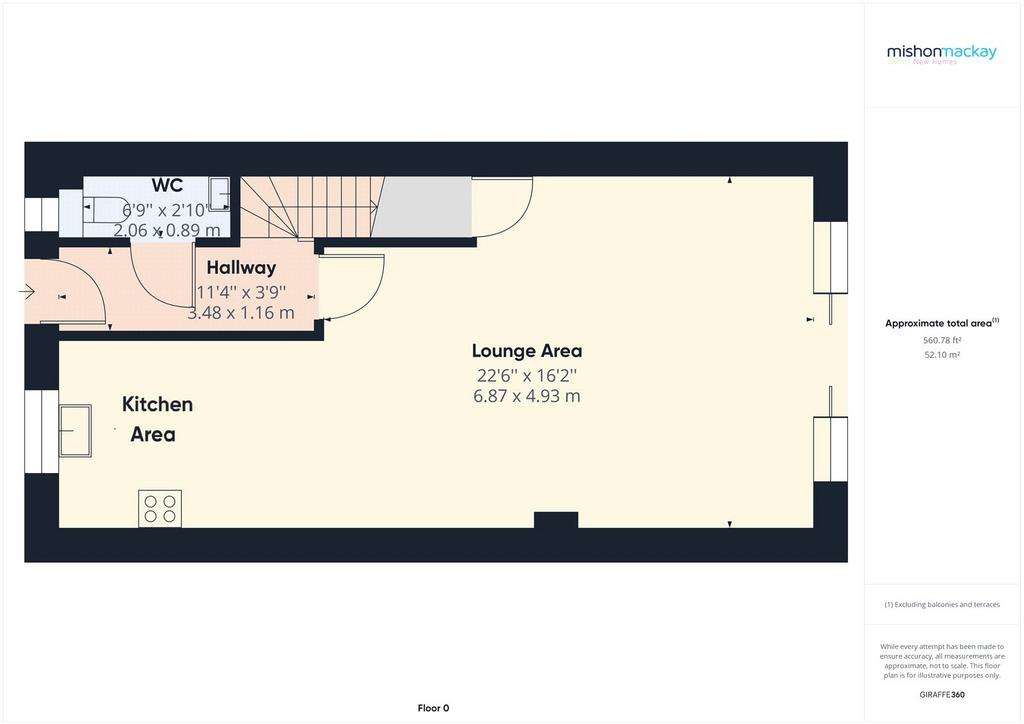 3 bedroom end of terrace house for sale - floorplan