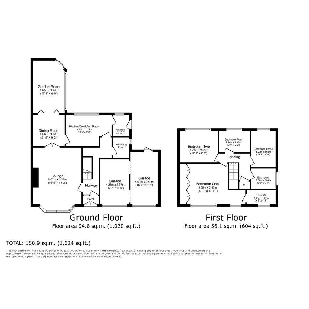 4 bedroom detached house for sale - floorplan