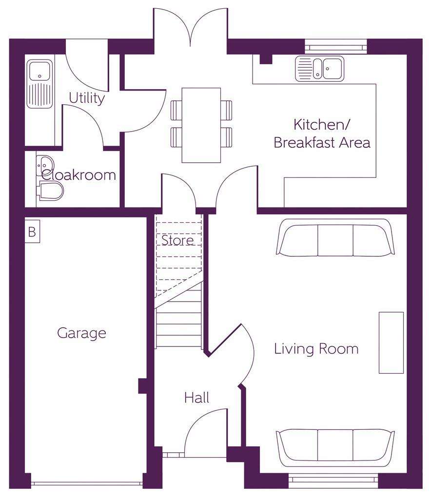 4 bedroom detached house for sale - floorplan