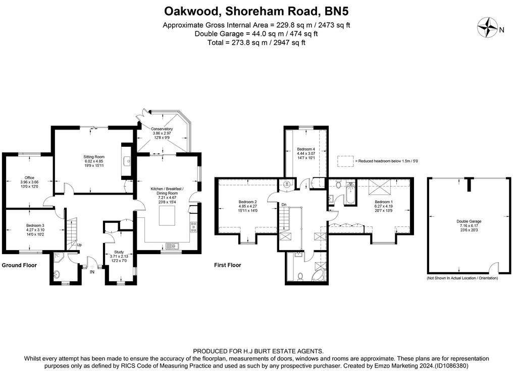 5 bedroom detached house for sale - floorplan