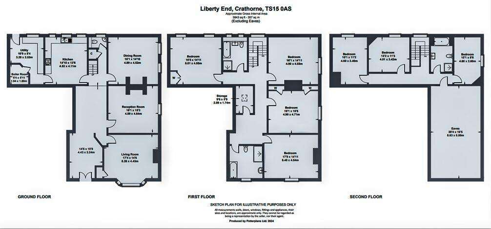 7 bedroom character property to rent - floorplan