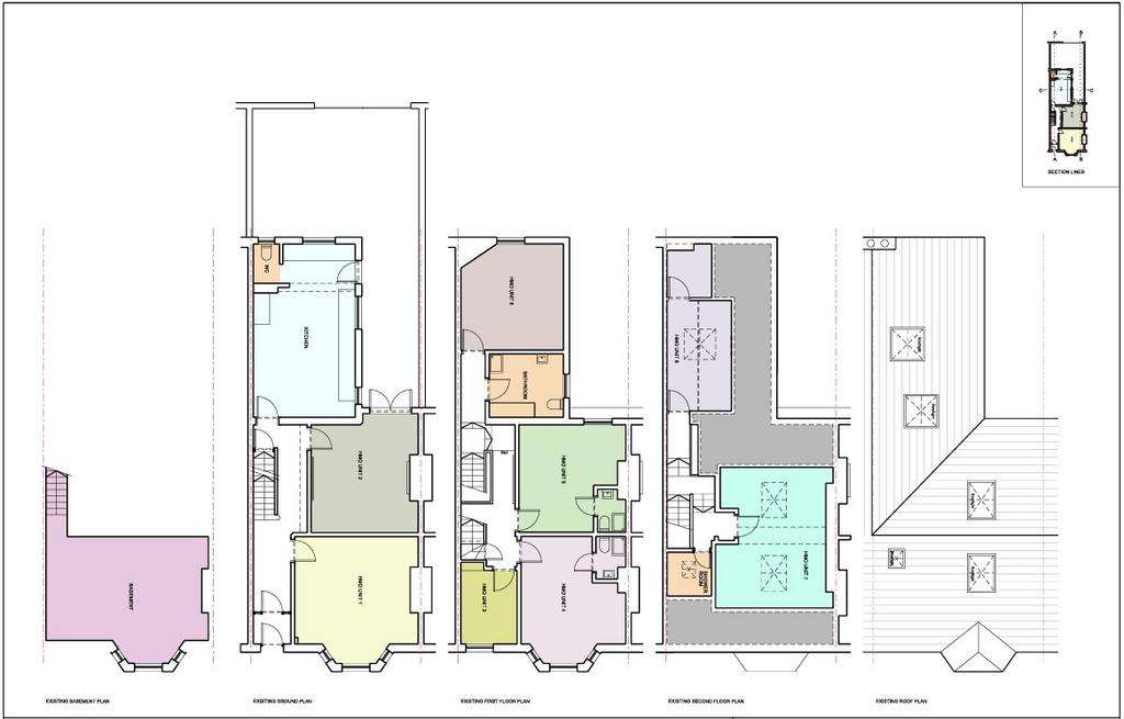 5 bedroom terraced house for sale - floorplan