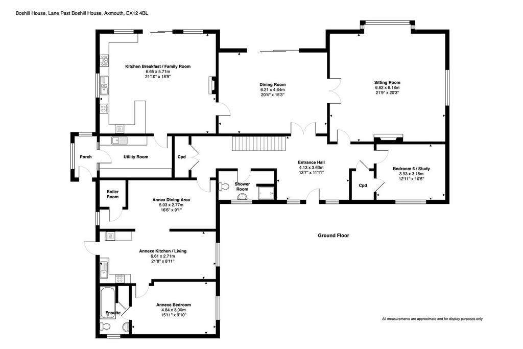 7 bedroom country house for sale - floorplan