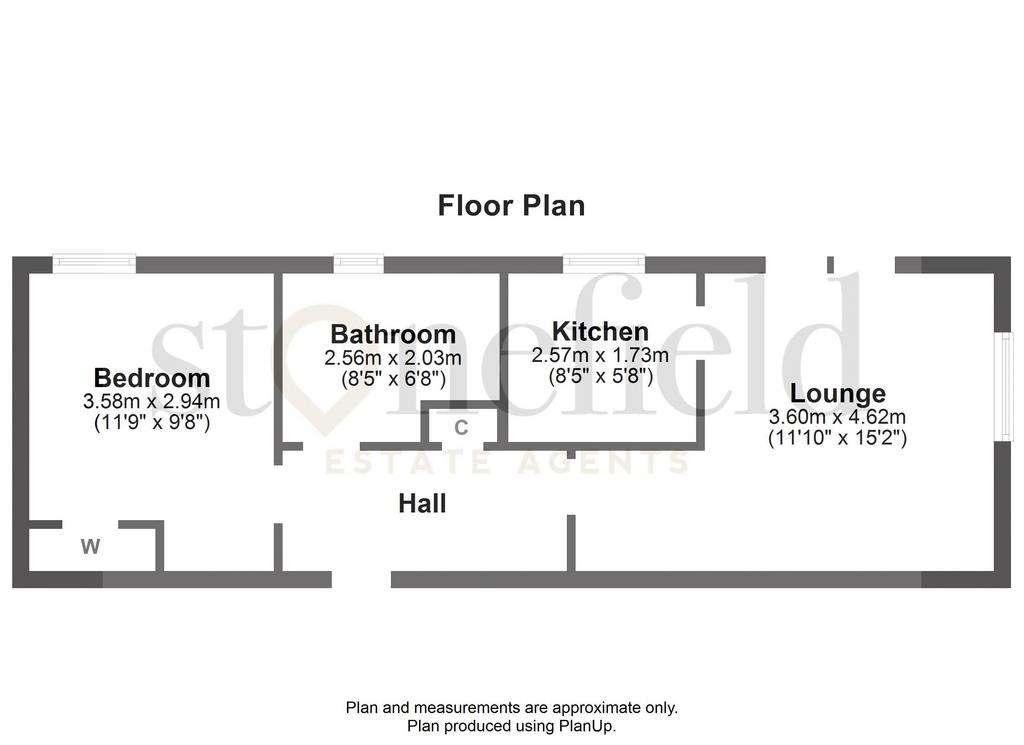 1 bedroom flat for sale - floorplan