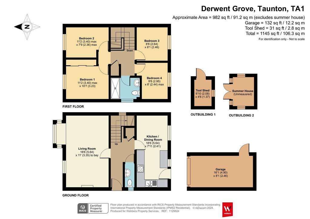 4 bedroom detached house for sale - floorplan