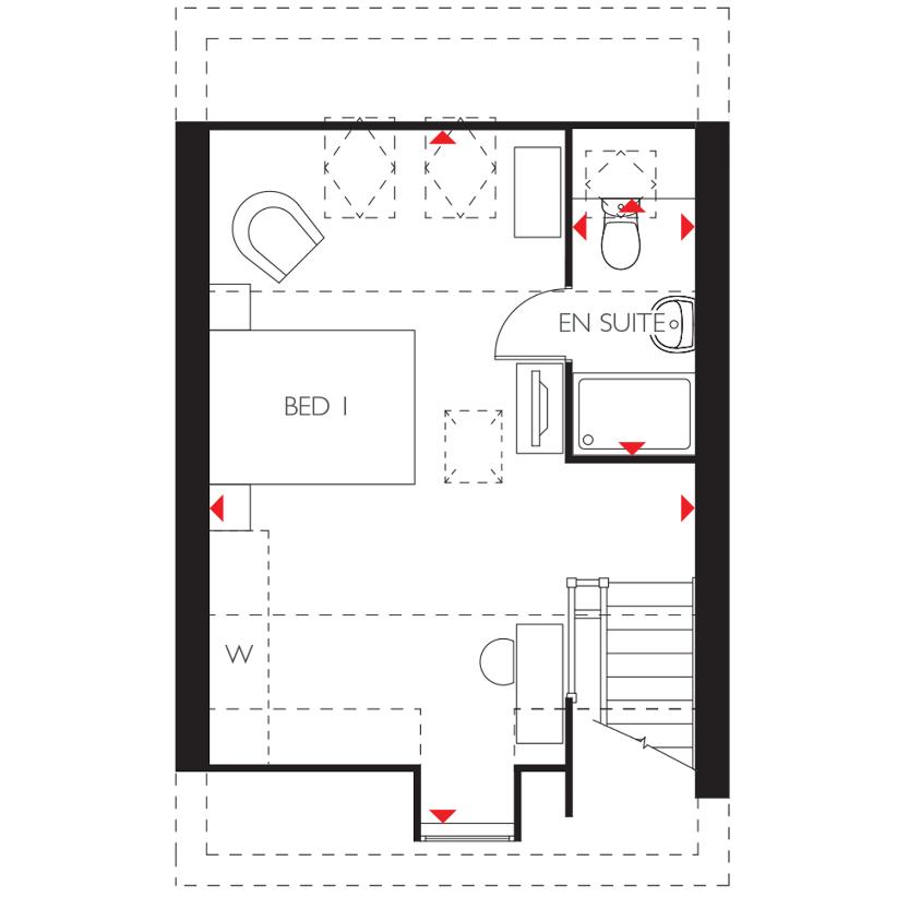 3 bedroom semi-detached house for sale - floorplan