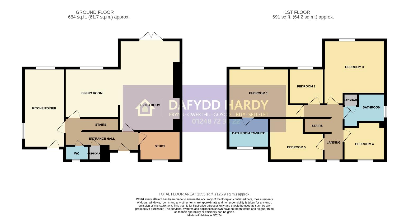 5 bedroom property for sale - floorplan