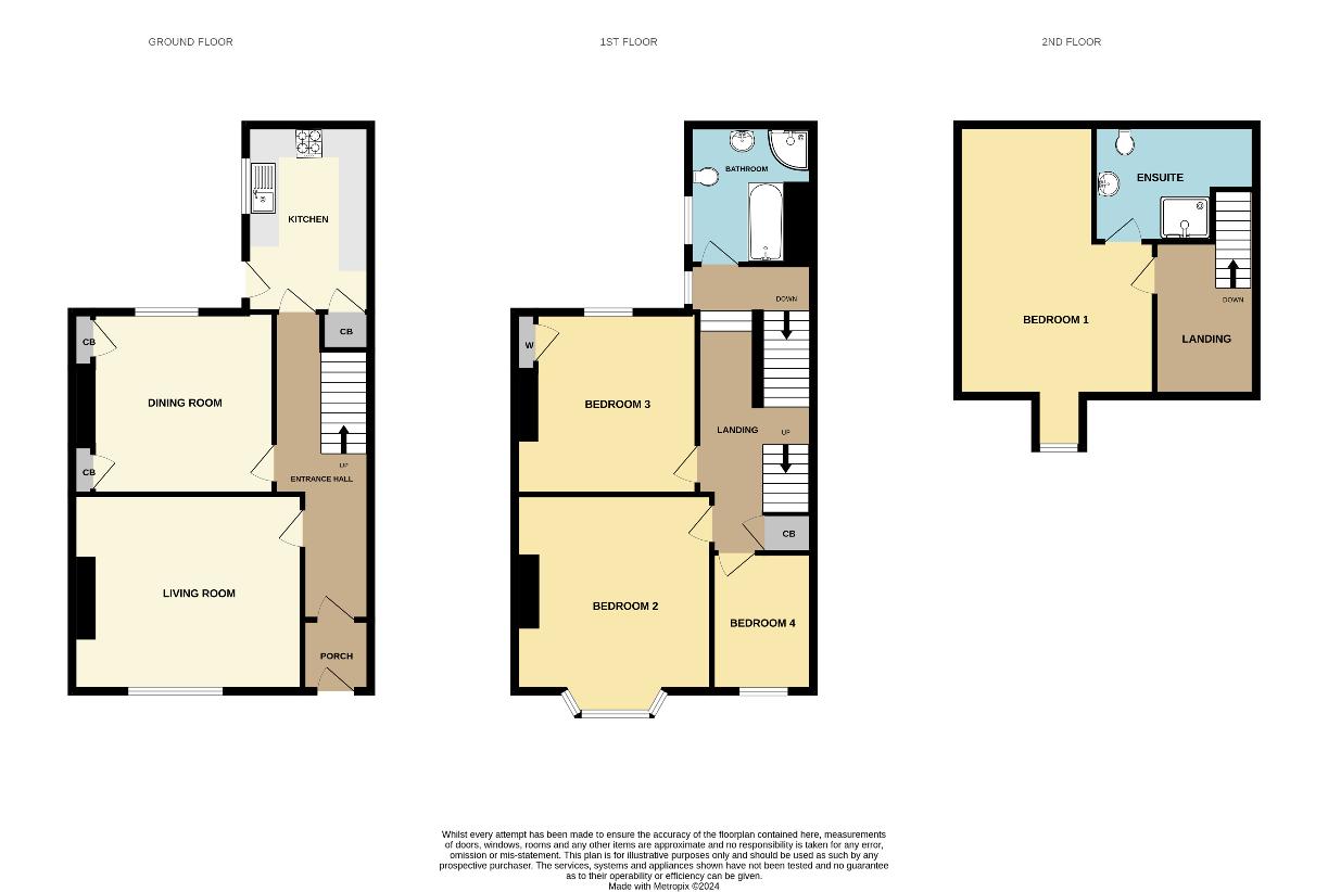 4 bedroom property for sale - floorplan