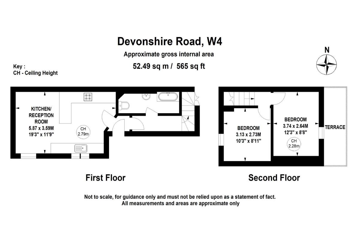 2 bedroom flat for sale - floorplan