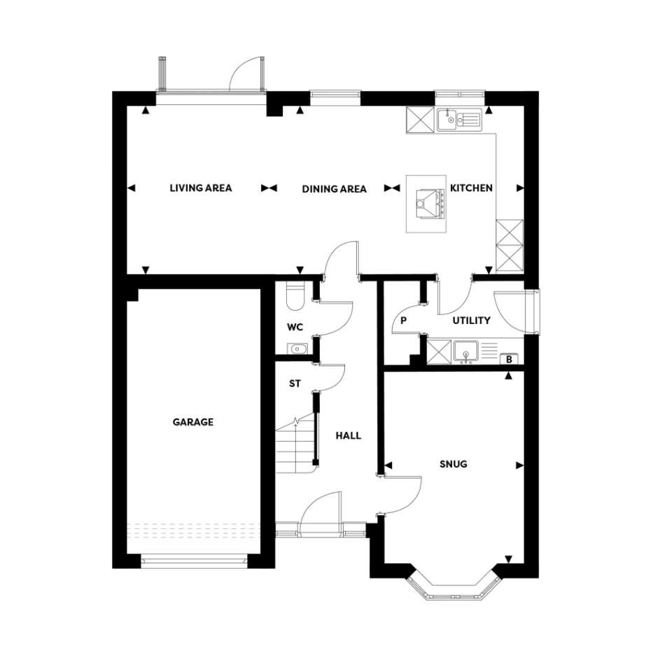 4 bedroom detached house for sale - floorplan