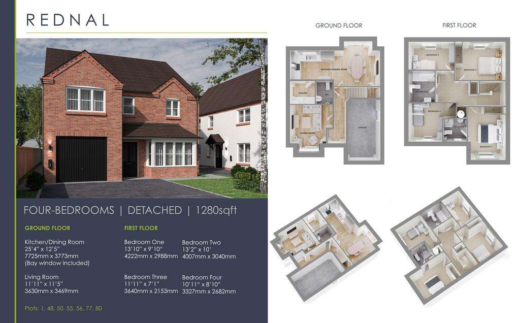 4 bedroom detached house for sale - floorplan