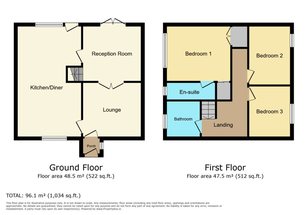 3 bedroom detached house for sale - floorplan