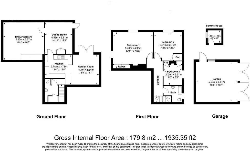 3 bedroom link-detached house for sale - floorplan