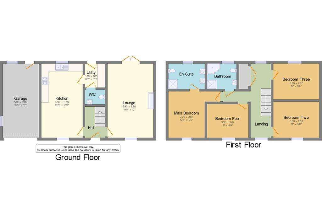 4 bedroom detached house for sale - floorplan