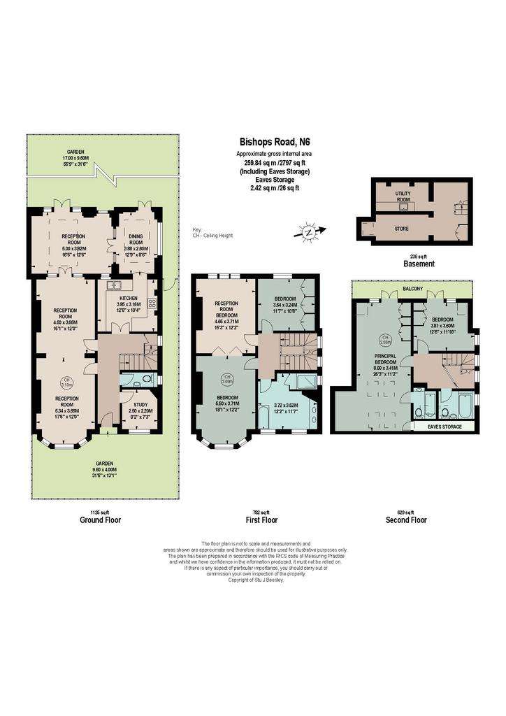 5 bedroom house for sale - floorplan