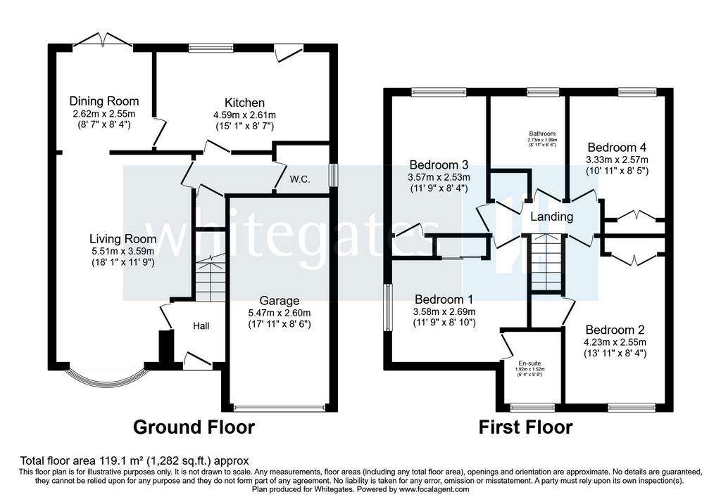 4 bedroom detached house for sale - floorplan