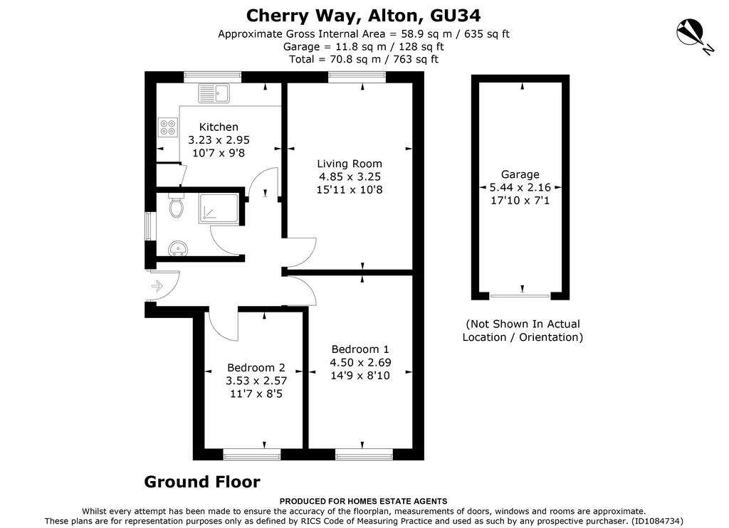 2 bedroom maisonette for sale - floorplan