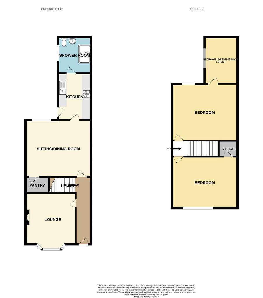 3 bedroom terraced house for sale - floorplan