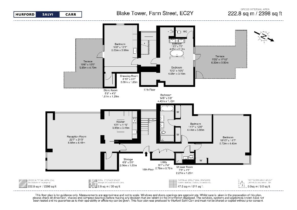 4 bedroom flat for sale - floorplan