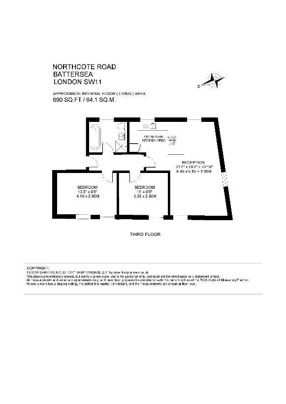 2 bedroom flat for sale - floorplan