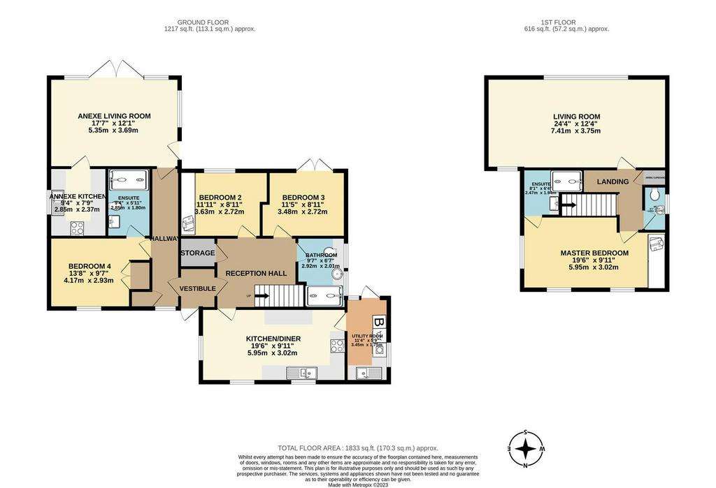 4 bedroom house for sale - floorplan