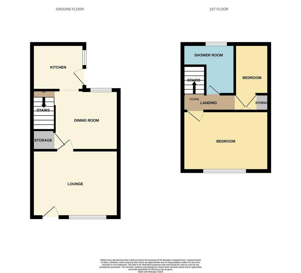 2 bedroom terraced house for sale - floorplan