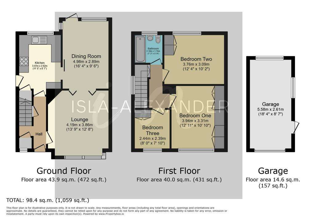 3 bedroom detached house for sale - floorplan