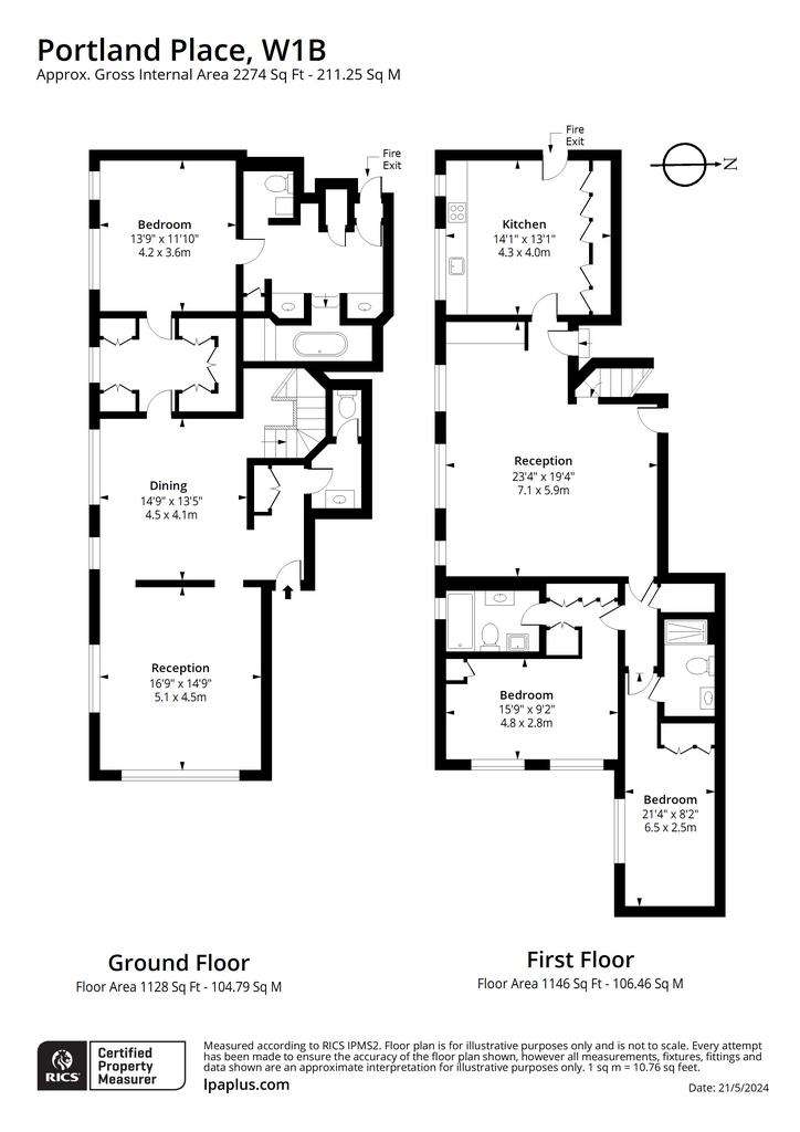 3 bedroom flat to rent - floorplan