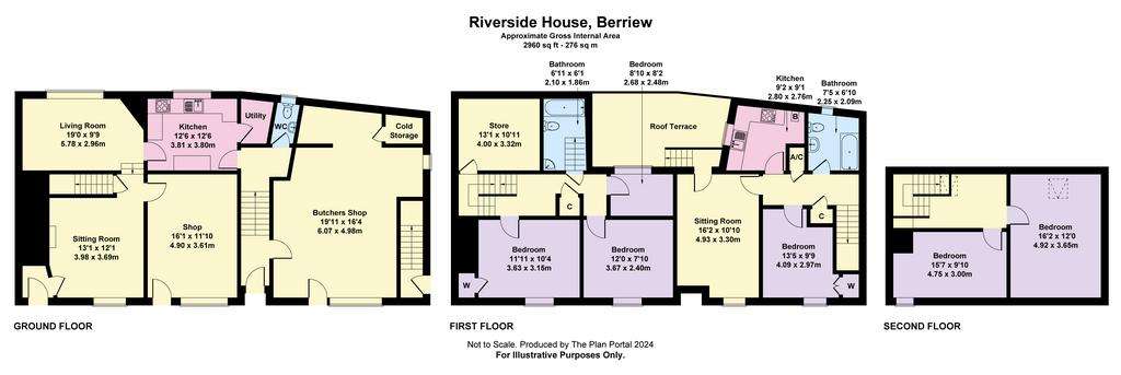 5 bedroom semi-detached house for sale - floorplan