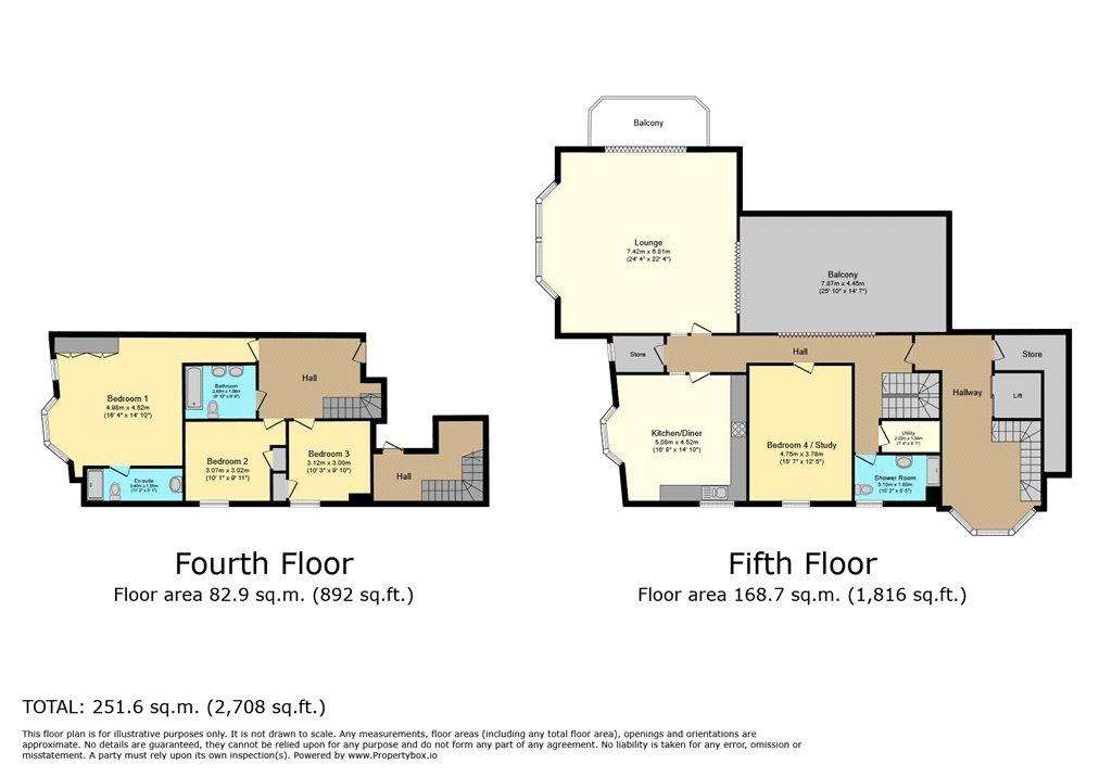 4 bedroom flat for sale - floorplan