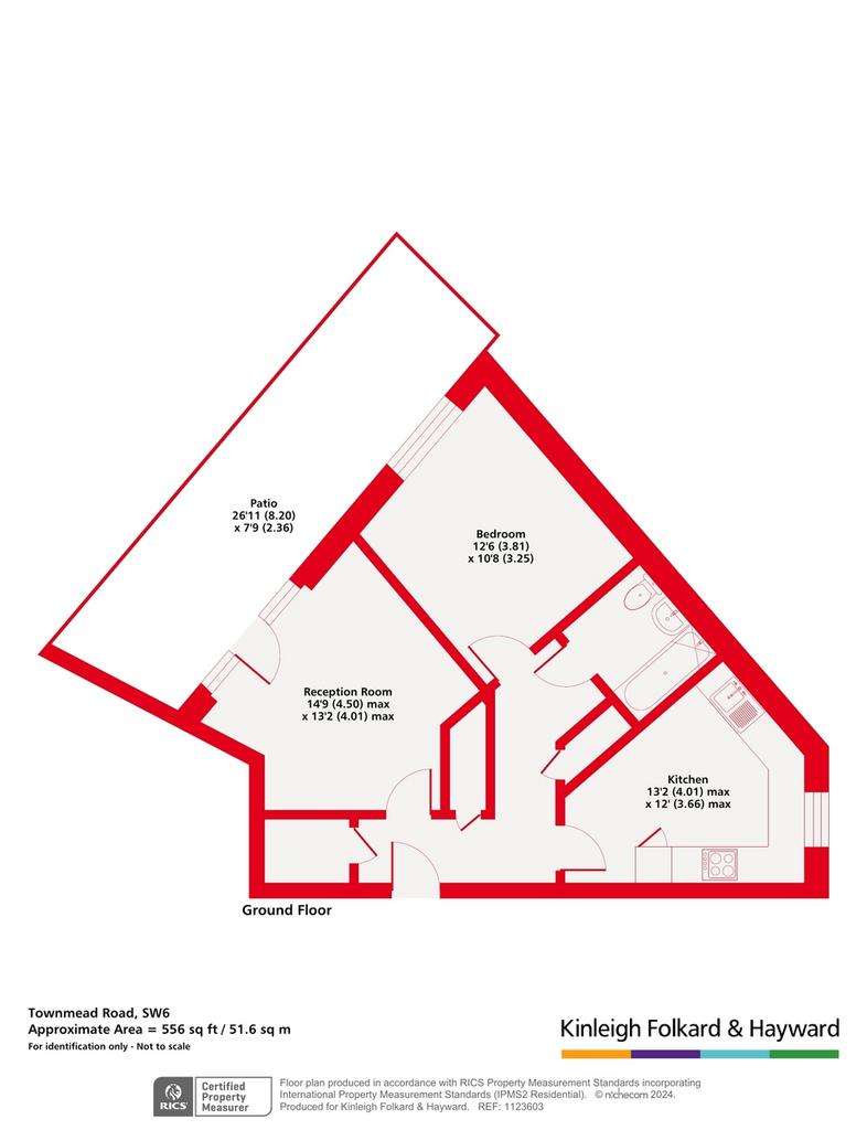 1 bedroom flat for sale - floorplan