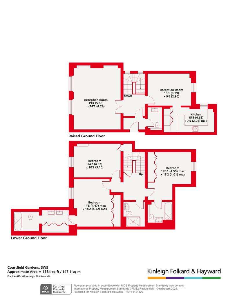 3 bedroom flat for sale - floorplan