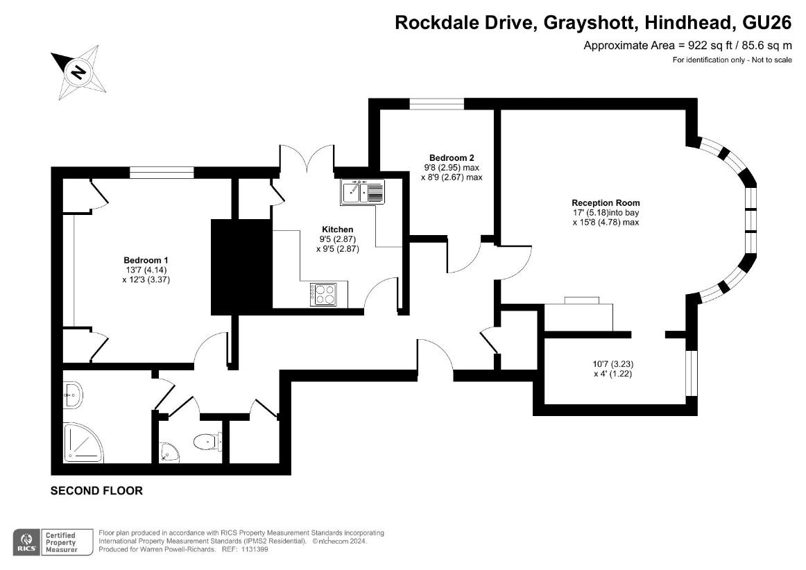 2 bedroom flat for sale - floorplan