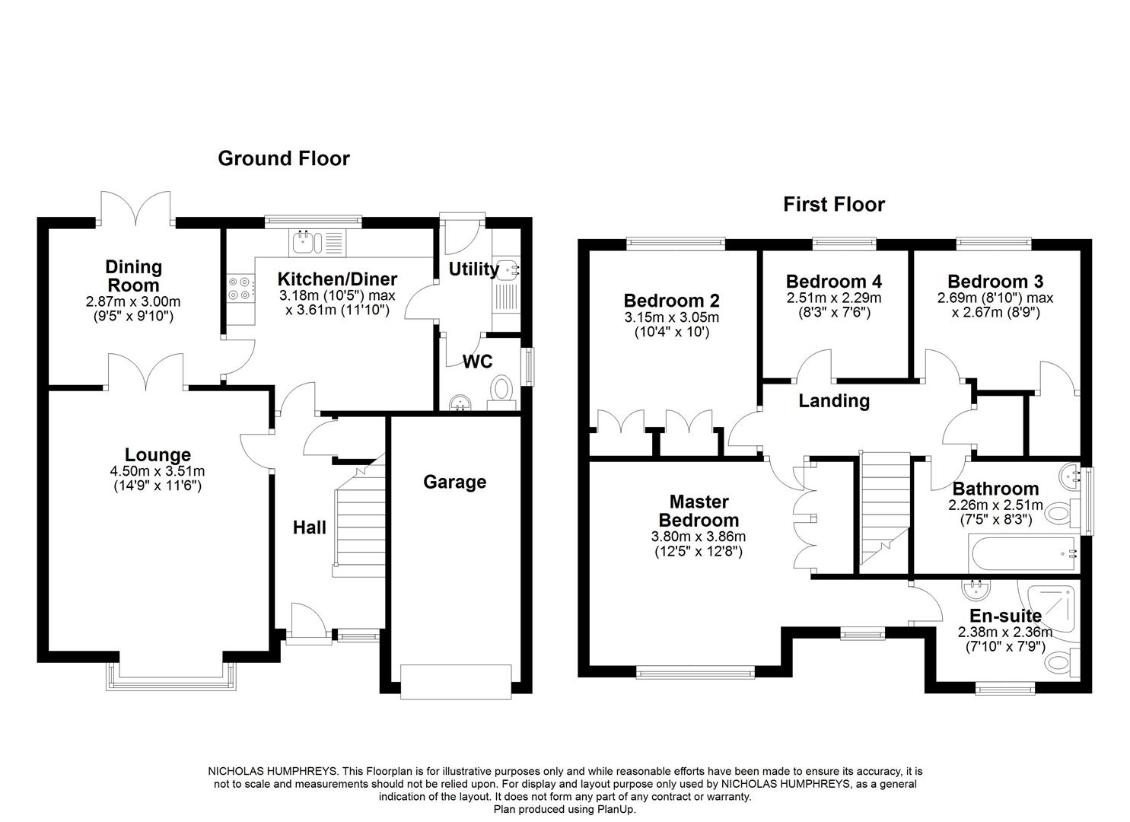 4 bedroom detached house for sale - floorplan