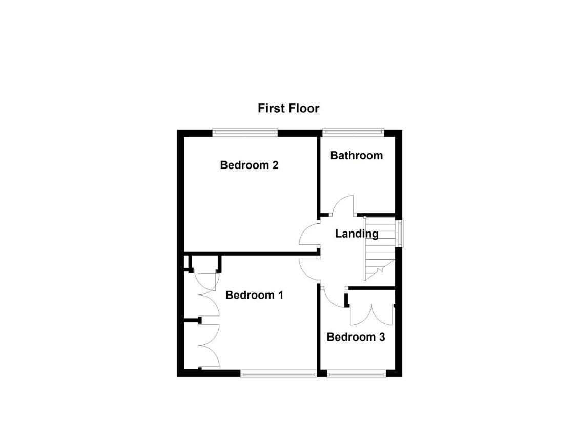 3 bedroom semi-detached house for sale - floorplan