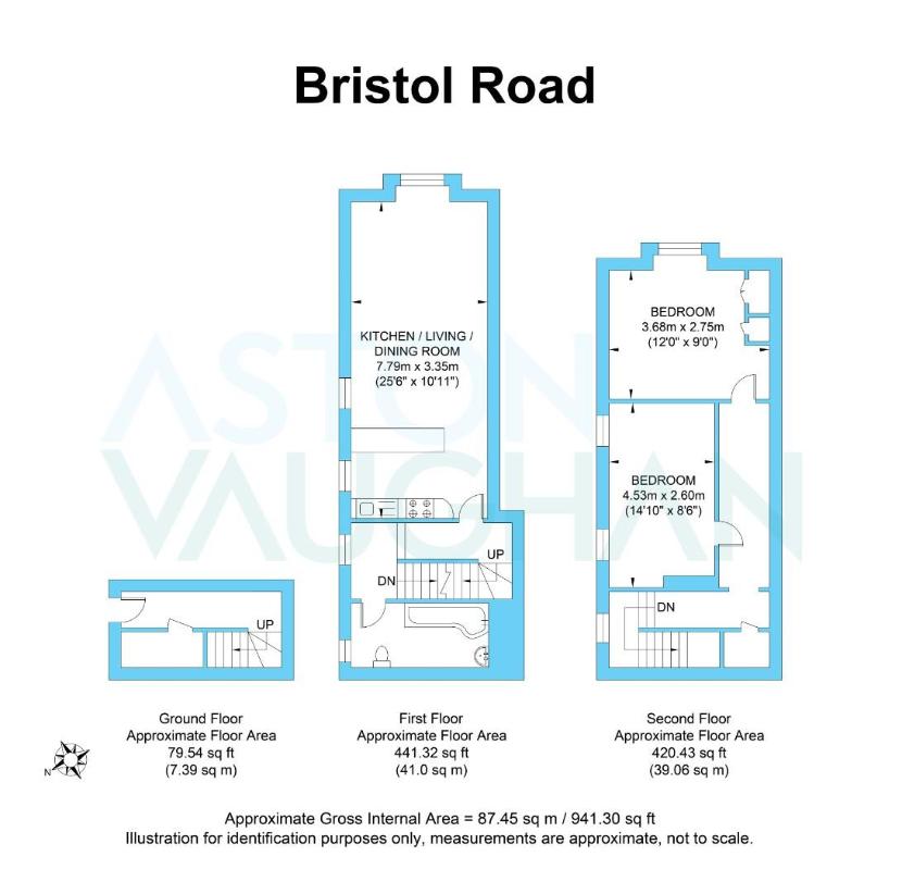 2 bedroom flat for sale - floorplan