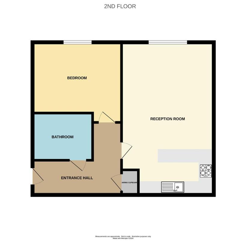 1 bedroom flat for sale - floorplan