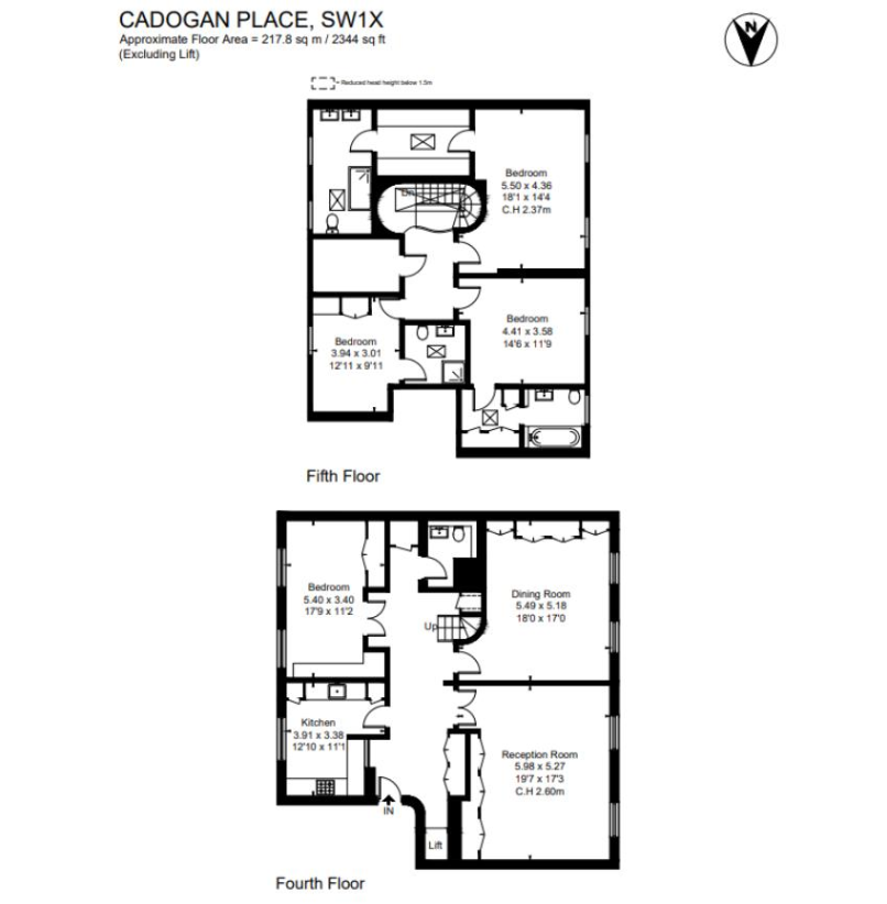 3 bedroom penthouse apartment for sale - floorplan