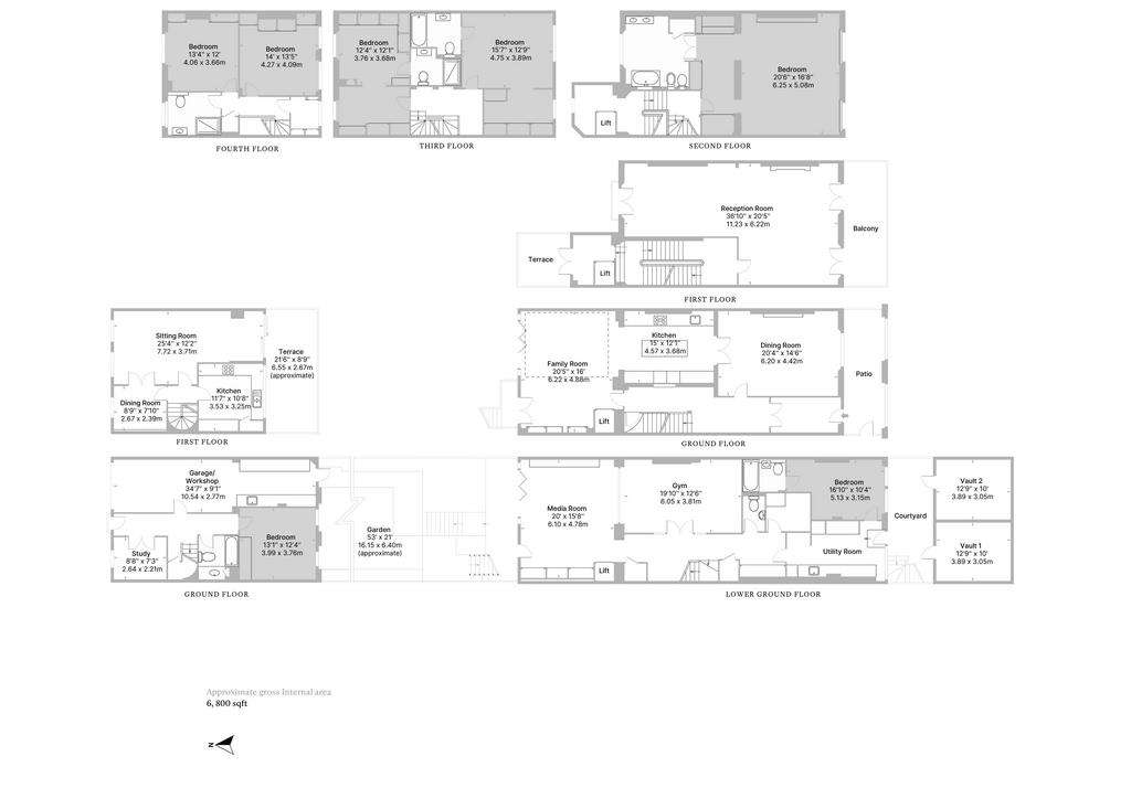 7 bedroom house to rent - floorplan