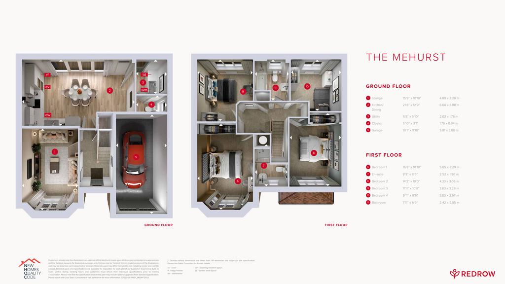 4 bedroom detached house for sale - floorplan