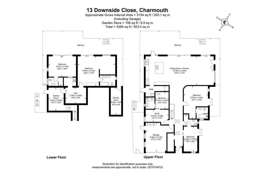 5 bedroom detached house for sale - floorplan