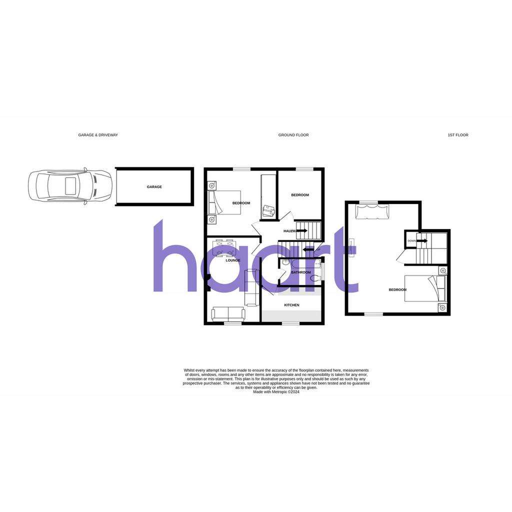 3 bedroom maisonette for sale - floorplan