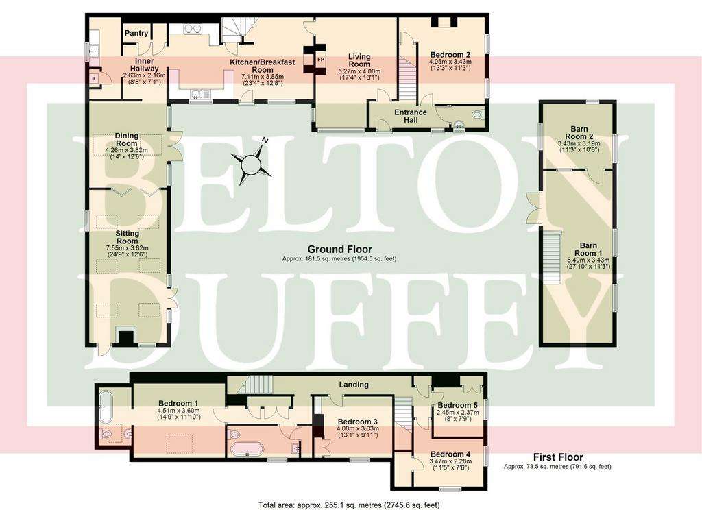 5 bedroom detached house for sale - floorplan