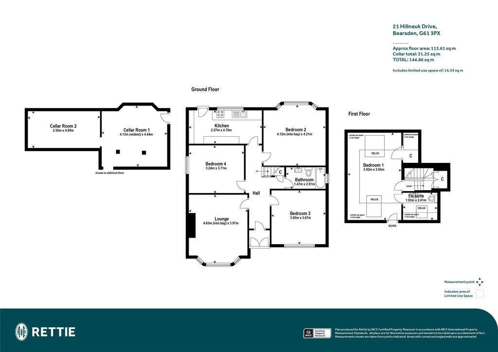 4 bedroom detached house for sale - floorplan