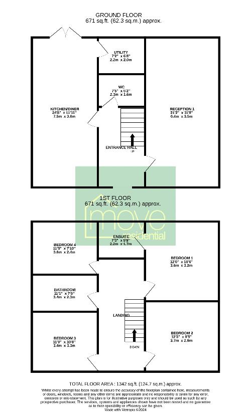 4 bedroom detached house for sale - floorplan