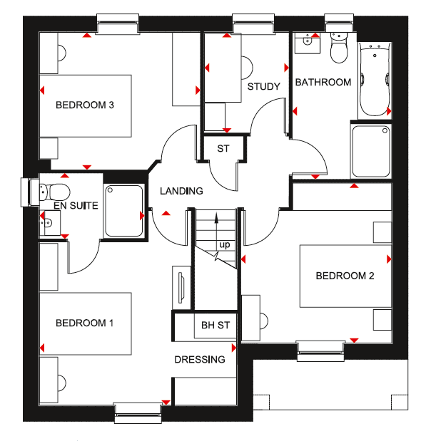 3 bedroom detached house for sale - floorplan