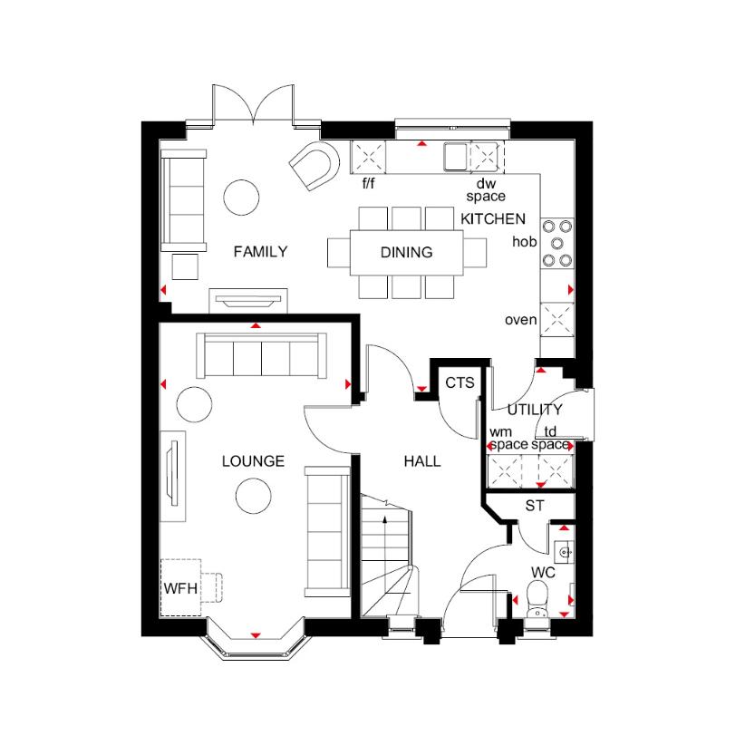 4 bedroom detached house for sale - floorplan