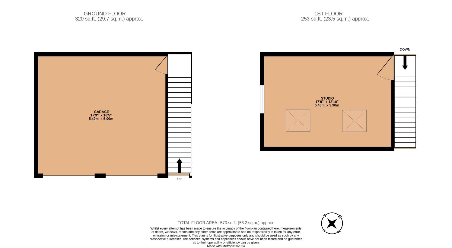 3 bedroom cottage for sale - floorplan