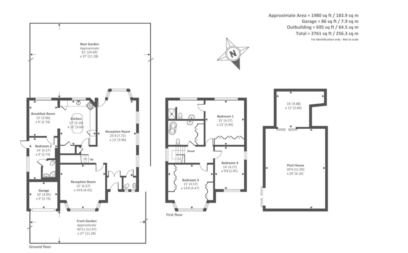 4 bedroom detached house for sale - floorplan