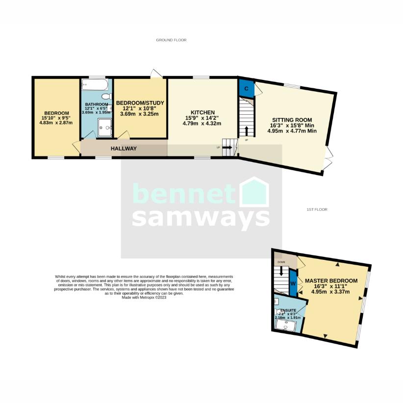 3 bedroom property for sale - floorplan